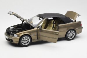 BMW 328Ci E46 Cabriolet Individual Ottone Metallizzato Edizione Limitata Kyosho 1:18 80430395004 Pressofusione — immagine 2 di 8