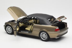 BMW 328Ci E46 Cabriolet Individual Ottone Metallizzato Edizione Limitata Kyosho 1:18 80430395004 Pressofusione — immagine 5 di 8