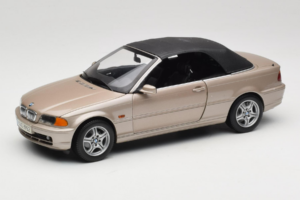BMW 328i E46 Cabriolet Sand Beige Metallic Kyosho 1:18 80430009756 Pressofusione — immagine 3 di 9