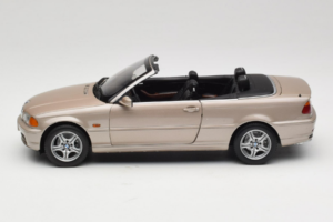BMW 328i E46 Cabriolet Sand Beige Metallic Kyosho 1:18 80430009756 Pressofusione — immagine 5 di 9