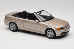 BMW 328i E46 Cabriolet Sand Beige Metallic Kyosho 1:18 80430009756 Pressofusione — immagine 7 di 9