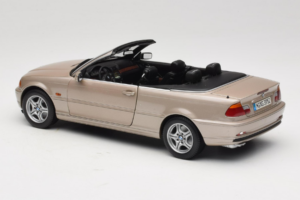 BMW 328i E46 Cabriolet Sand Beige Metallic Kyosho 1:18 80430009756 Pressofusione — immagine 8 di 9