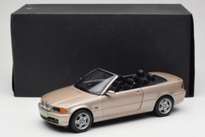 BMW 328i E46 Cabriolet Sand Beige Metallic Kyosho 1:18 80430009756 Pressofusione — immagine 9 di 9
