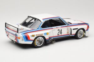 BMW 3.5 CSL #24 H. Stuck / S. Posey 12 Hours of Sebring 1975 Minichamps 1:18 80430139188 Pressofusione — immagine 3 di 8