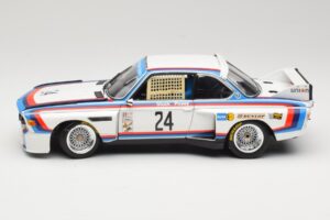 BMW 3.5 CSL #24 H. Stuck / S. Posey 12 Hours of Sebring 1975 Minichamps 1:18 80430139188 Pressofusione — immagine 4 di 8
