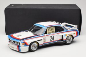 BMW 3.5 CSL #24 H. Stuck / S. Posey 12 Hours of Sebring 1975 Minichamps 1:18 80430139188 Pressofusione — immagine 8 di 8