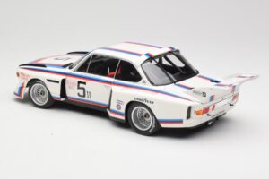 BMW 3.5 CSL E9 Gr.5 #5 K.W.M. Racing K. Miller / D. Cowart 6 Hours of Watkins Glen 1979 Minichamps 1:18 180792005 Pressofusio — immagine 7 di 8