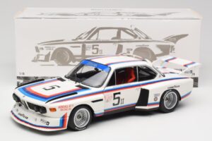 BMW 3.5 CSL E9 Gr.5 #5 K.W.M. Racing K. Miller / D. Cowart 6 Hours of Watkins Glen 1979 Minichamps 1:18 180792005 Pressofusio — immagine 8 di 8