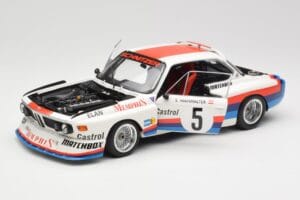 BMW 3.5 CSL E9 Gr.5 #5 S. Manhalter Winner Havirov Interseries 1977 Minichamps 1:18 180772005 Pressofusione — immagine 2 di 8