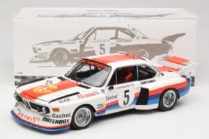 BMW 3.5 CSL E9 Gr.5 #5 S. Manhalter Winner Havirov Interseries 1977 Minichamps 1:18 180772005 Pressofusione — immagine 8 di 8