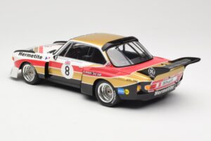 BMW 3.5 CSL E9 Hermetite #8 J. Fitzpatrick / T. Walkinshaw 1000 km Nurburgring 1976 Minichamps 1:18 155762608 Pressofusione — immagine 5 di 6
