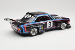 BMW 3.5 CSL E9 #3 A. de Fierlant / H. Grohs 6 Hours Silverstone 1976 Minichamps 1:18 155762603 Pressofusione — immagine 2 di 6