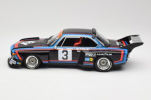 BMW 3.5 CSL E9 #3 A. de Fierlant / H. Grohs 6 Hours Silverstone 1976 Minichamps 1:18 155762603 Pressofusione — immagine 3 di 6