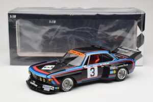 BMW 3.5 CSL E9 #3 A. de Fierlant / H. Grohs 6 Hours Silverstone 1976 Minichamps 1:18 155762603 Pressofusione — immagine 6 di 6