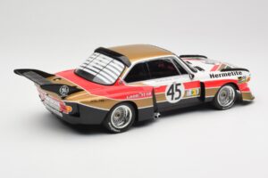BMW 3.5 CSL E9 #45 Hermetite T. Walkinshaw / J. Fitzpatrick 24 Hours of Le Mans 1976 Minichamps 1:18 155762645 Pressofusione — immagine 2 di 6