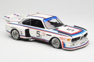 BMW 3.5 CSL E9 #5 K. Miller / D. Cowart 6 Hours of Watkins Glen 1979 Minichamps 1:18 155792605 Pressofusione — immagine 4 di 6