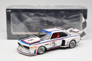 BMW 3.5 CSL E9 #5 K. Miller / D. Cowart 6 Hours of Watkins Glen 1979 Minichamps 1:18 155792605 Pressofusione — immagine 6 di 6