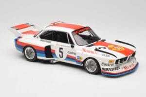 BMW 3.5 CSL E9 #5 S. Manhalter Winner Havirov International 1977 Minichamps 1:18 155772605 Pressofusione — immagine 4 di 6