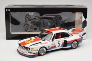 BMW 3.5 CSL E9 #5 S. Manhalter Winner Havirov International 1977 Minichamps 1:18 155772605 Pressofusione — immagine 6 di 6