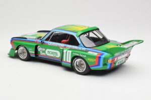 BMW 3.5 CSL E9 Schnitzer #10 D. Quester / R. Peterson 6 Hours Watkins Glen 1976 Minichamps 1:18 155762610 Pressofusione — immagine 5 di 6