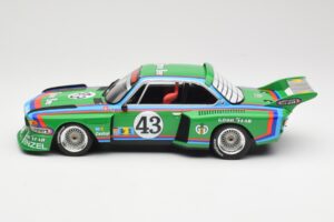 BMW 3.5 CSL E9 Schnitzer #43 D. Quester / A. Krebs 24 Hours of Le Mans 1976 Minichamps 1:18 155762643 Pressofusione — immagine 3 di 6