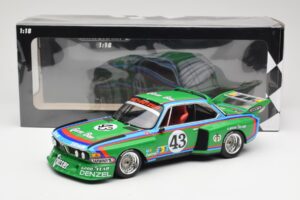 BMW 3.5 CSL E9 Schnitzer #43 D. Quester / A. Krebs 24 Hours of Le Mans 1976 Minichamps 1:18 155762643 Pressofusione — immagine 6 di 6
