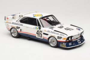 BMW 3.5 CSL E9 #46 Team Brock P. Brock / F. Muir / J. Aubriet 24 Hours of Le Mans 1976 Minichamps 1:18 153762646 Pressofusion — immagine 4 di 6