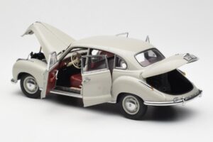 BMW 501 Cortina Grigio AUTOart 1:18 80430393098 Pressofusione — immagine 5 di 8
