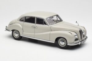 BMW 501 Cortina Grigio AUTOart 1:18 80430393098 Pressofusione — immagine 6 di 8