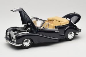 BMW 502 Cabriolet Nero Maisto 1:18 31817 Pressofusione — immagine 2 di 8