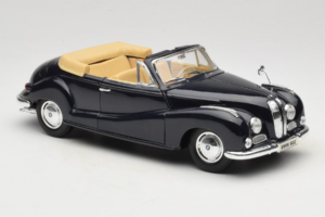 BMW 502 Cabriolet Nero Maisto 1:18 31817 Pressofusione — immagine 6 di 8