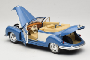 BMW 502 Cabriolet Blu Tchibo 1:18 45396 Pressofusione — immagine 5 di 8