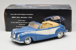 BMW 502 Cabriolet Blu Tchibo 1:18 45396 Pressofusione — immagine 8 di 8