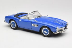 BMW 507 Touring Sport Cabriolet Blu Revell 1:18 8810-M1 Pressofusione — immagine 6 di 8
