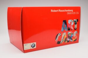 BMW 635 CSi E24 Art Car Robert Rauschenberg AUTOart 1:18 80430150924 Pressofusione — immagine 8 di 8