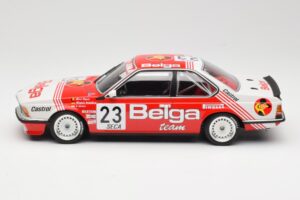 BMW 635 CSi E24 Belga Juma Racing M. Winkelhock / T. Regout 24 Hours of Spa 1985 Minichamps 1:18 155852523 Pressofusione — immagine 3 di 6