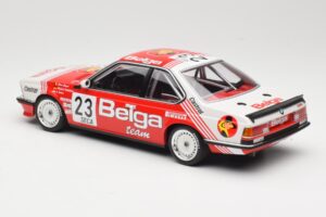 BMW 635 CSi E24 Belga Juma Racing M. Winkelhock / T. Regout 24 Hours of Spa 1985 Minichamps 1:18 155852523 Pressofusione — immagine 5 di 6