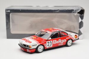BMW 635 CSi E24 Belga Juma Racing M. Winkelhock / T. Regout 24 Hours of Spa 1985 Minichamps 1:18 155852523 Pressofusione — immagine 6 di 6