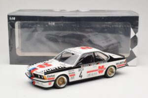 BMW 635 CSi E24 BMW Italia #4 R. Ravaglia / G. Berger 24 Hours of Spa 1984 Minichamps 1:18 155842504 Pressofusione — immagine 6 di 6