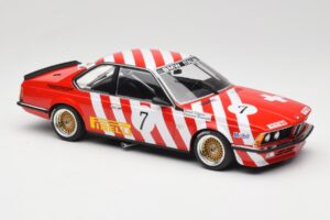 BMW 635 CSi E24 #7 BMW Italia G. Brancatelli / H. Kelleners Brno Grand Prix 1984 Minichamps 1:18 155842507 Pressofusione — immagine 4 di 6