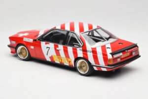 BMW 635 CSi E24 #7 BMW Italia G. Brancatelli / H. Kelleners Brno Grand Prix 1984 Minichamps 1:18 155842507 Pressofusione — immagine 5 di 6