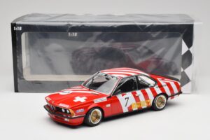 BMW 635 CSi E24 #7 BMW Italia G. Brancatelli / H. Kelleners Brno Grand Prix 1984 Minichamps 1:18 155842507 Pressofusione — immagine 6 di 6