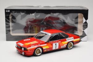 BMW 635 CSi E24 #1 U. Felder / D. Hamelmann Auto Budde Winners 24 Hours of Nürburgring 1985 Minichamps 1:18 155852501 Pressof — immagine 6 di 6