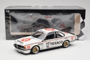 BMW 635 CSi E24 #12 R. Metge / C. Ballot-Léna Bavaria Automobiles 24 Hours of Spa 1985 Minichamps 1:18 155852513 Pressofusion — immagine 6 di 6