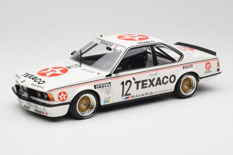BMW 635 CSi E24 #12 R. Metge / C. Ballot-Léna Bavaria Automobiles 24 Hours of Spa 1985 Minichamps 1:18 155852513 Pressofusion