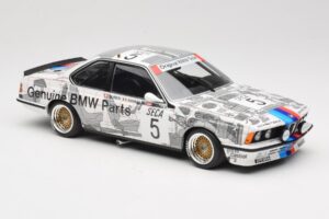 BMW 635 CSi E24 #5 R. Ravaglia Winner Spa 24 Hours 1985 Minichamps 1:18 155852505 Pressofusione — immagine 4 di 6