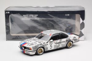 BMW 635 CSi E24 #5 R. Ravaglia Winner Spa 24 Hours 1985 Minichamps 1:18 155852505 Pressofusione — immagine 6 di 6