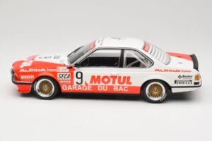 BMW 635 CSi E24 #9 Hollinger / P. Giroix Garage du Bac 24 Hours of Spa 1984 Minichamps 1:18 155842509 Pressofusione — immagine 3 di 6