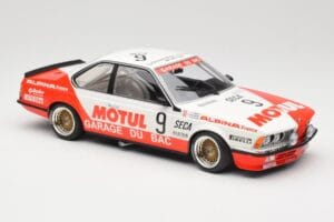 BMW 635 CSi E24 #9 Hollinger / P. Giroix Garage du Bac 24 Hours of Spa 1984 Minichamps 1:18 155842509 Pressofusione — immagine 4 di 6