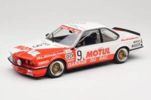 BMW 635 CSi E24 #9 Hollinger / P. Giroix Garage du Bac 24 Hours of Spa 1984 Minichamps 1:18 155842509 Pressofusione